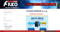 Desktop Screenshot of filko-opava.cz